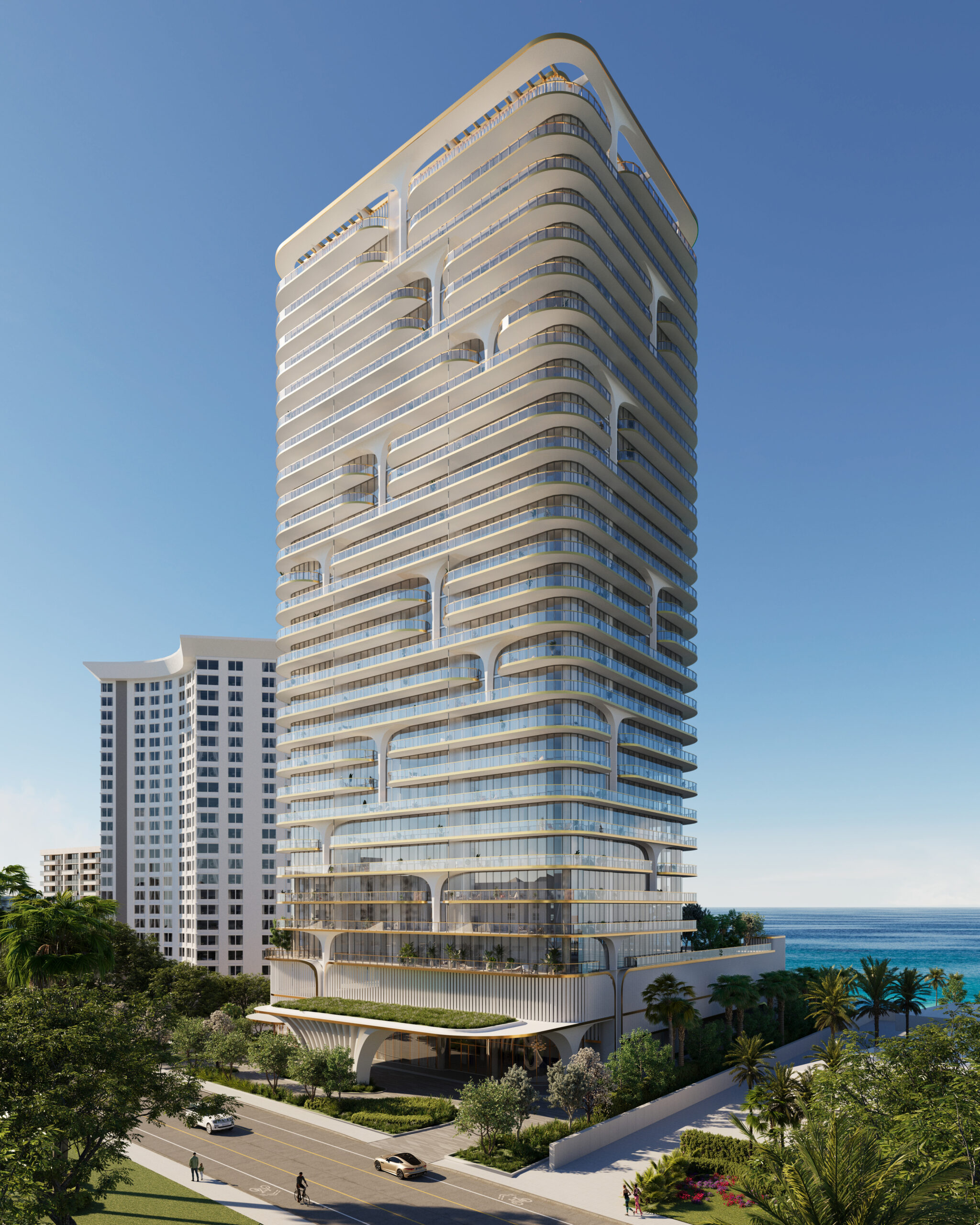 Waldorf Astoria Residences Pompano Beach — 28-story oceanfront luxury tower